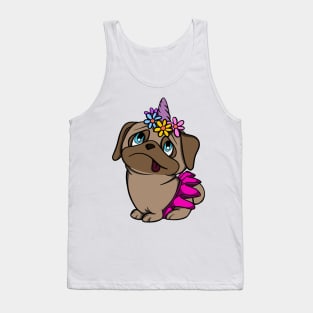 Unicorn Pug Tank Top